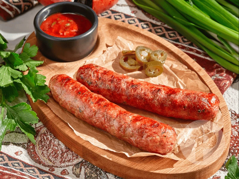 Колбаски Рыжего Мастера говяжьи на углях — кафе в Красноярске